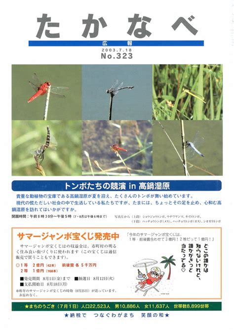 広報たかなべ No320 2003年1月号 高鍋町アーカイブス