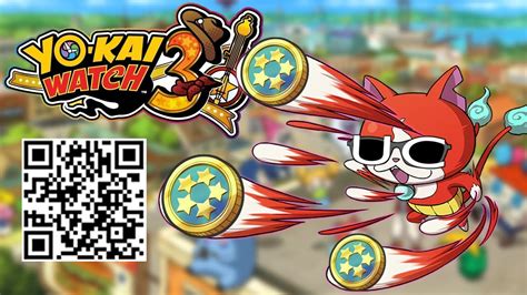 ALLE 100 5 Sterne Münzen QR Codes Yo kai Watch 3 YouTube