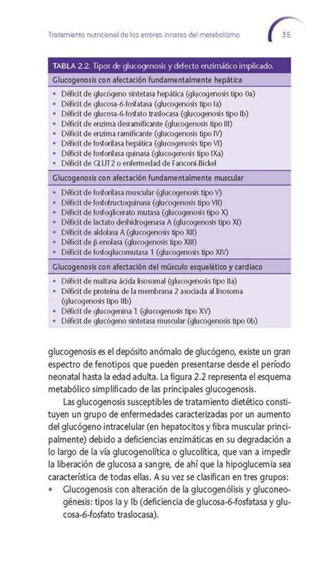 Tratamiento Nutricional De Los Errores Innatos Del Metabolismo