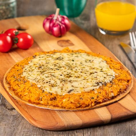 Pizza Integral De Frango Queijo Mu Arela Light Vipfood