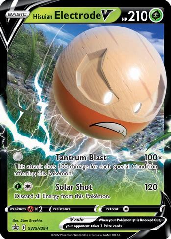 Pokémon TCG Hisuian Electrode V Box PocketMonsters Net