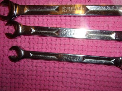 Snap On Pc Metric Double Flare Nut Wrenches Mm Usa