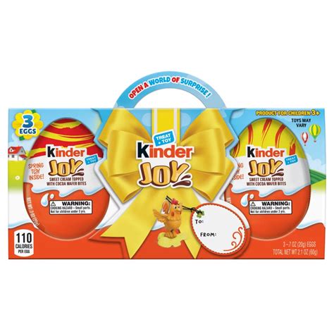 Kinder Joy Chocolate Eggs Easter Candy Toy Shop Candy At H E B