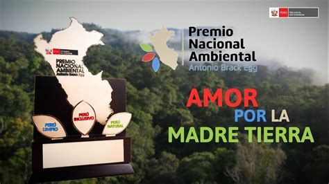 Premio Nacional Ambiental Antonio Brack Egg 2023 Youtube