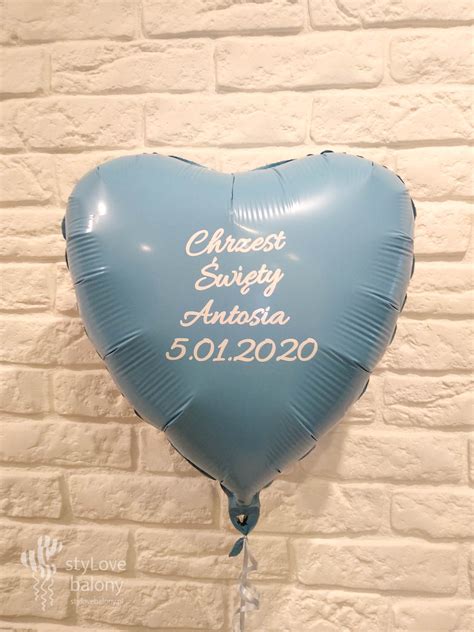 Balony na Chrzest Święty StyLove Balony Kraków