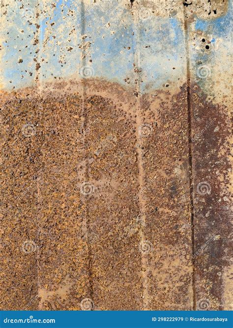 Panoramic Grunge Rusted Metal Texture Rust And Oxidized Metal