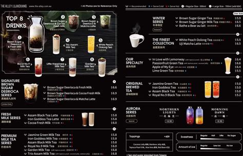 alley singapore menu prices