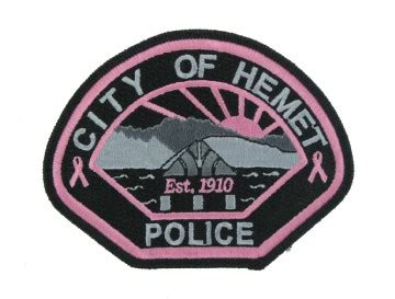 E20975 CITY OF HEMET POLICE (CA) - The Emblem Authority