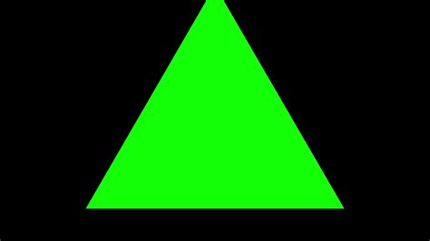 Green Triangle Black Background Up To Down Youtube