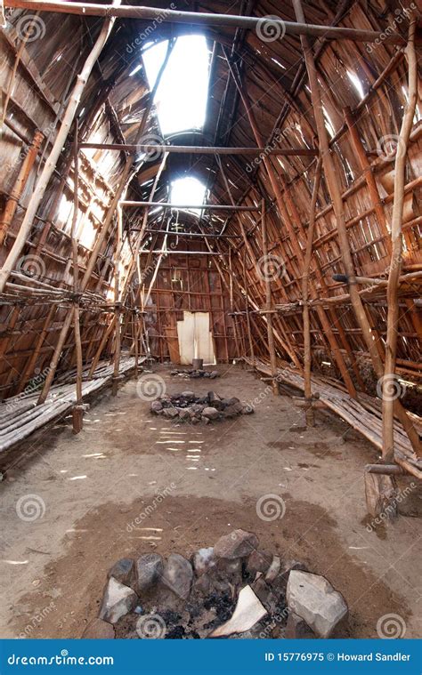 Indian Longhouse Interior Royalty Free Stock Photo - Image: 15776975