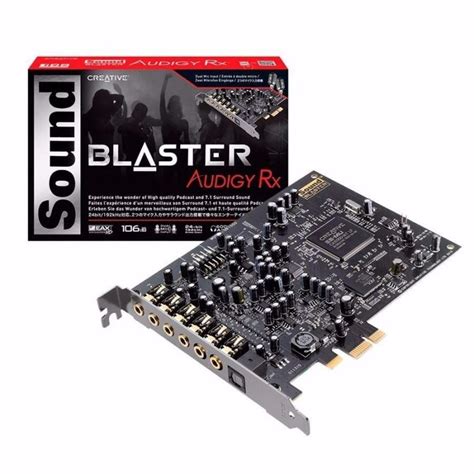 PLACA DE SOM CREATIVE Sound Blaster Audigy RX PCI E NanoChip