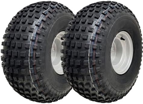 X Knobby Atv Tyres Stud Rim Trailer Quad Wheels Mm Pcd