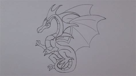Como Desenhar Um Dragao Voando