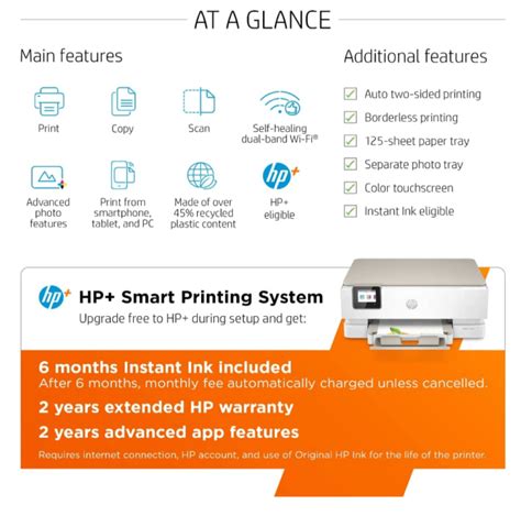 HP ENVY Inspire 7255e Wireless Color All-in-One Printer - 22% OFF Sep 2022