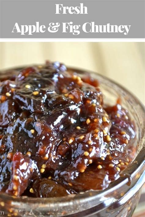 Fig Chutney With Fresh Or Frozen Figs Not Enough Cinnamon Recipe