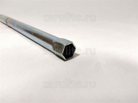 Ключ свечной 16мм трубчатый удлиненный с резиновой вставкой