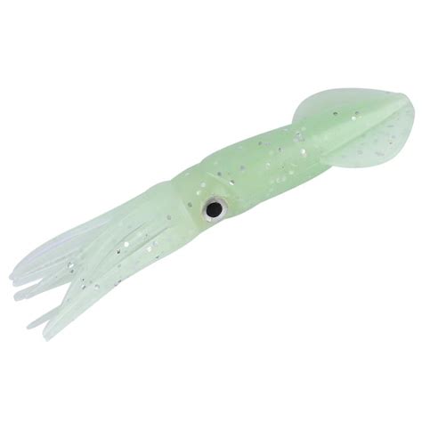 Qiilu 10 Pcs Artificial Bionic Octopus Squid Lure Luminous Soft Baits