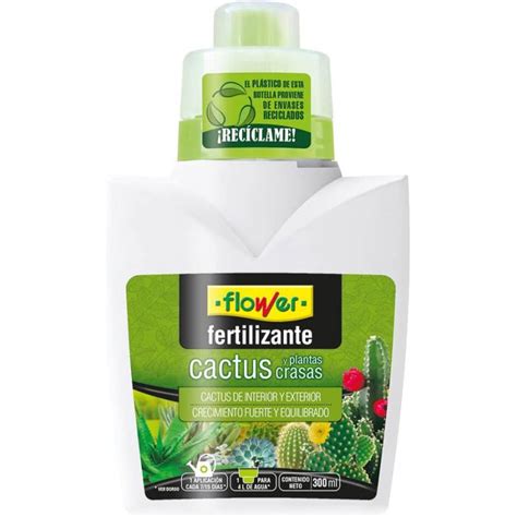 Abono líquido Flower para cactus y plantas crasas 300 ml