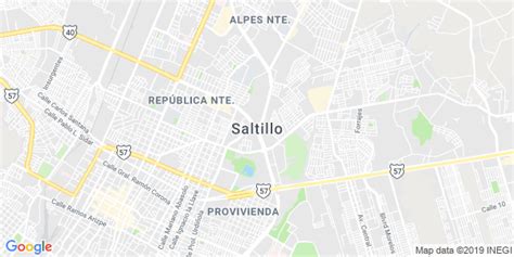 Saltillo Mexico Map