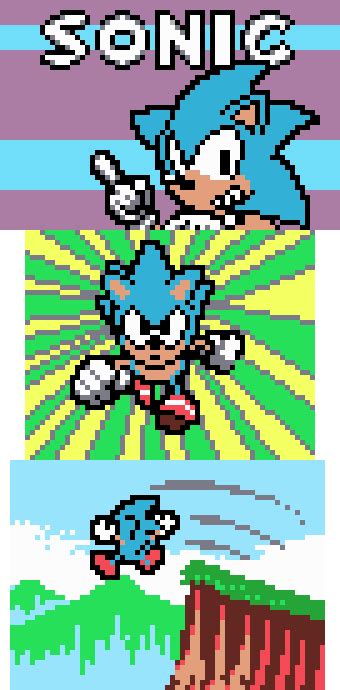 Sonic 2 Manual Pixel Art Recreation by I-like-Sonic-91 on DeviantArt