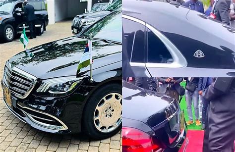 Presidential Inauguration Moment Tinubu Arrived In Mercedes Maybach S