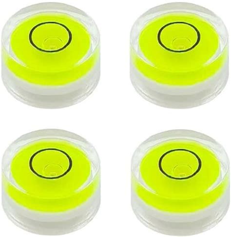 4Pcs Magnetic Bubble Spirit Levels Mini Circular Bullseye Bubble Level