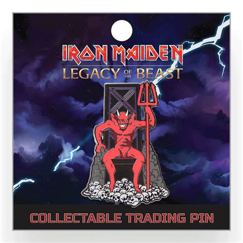 Iron Maiden Legacy Of The Beast Lapel Pin The Beast Merchandise