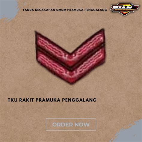 Jual Tku Tanda Kecapakan Umum Pramuka Penggalang Rakit Shopee Indonesia