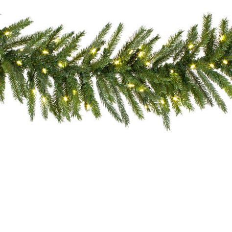 9' x 14" Balsam Fir Prelit Garland, 100 Lights – BulbAmerica