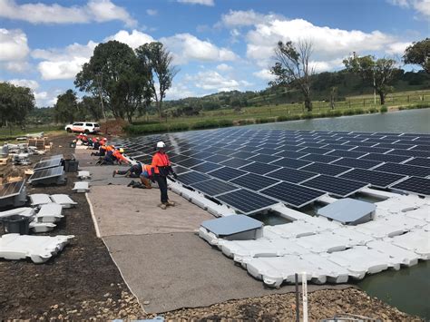 Floating solar arrays - Platipus Anchors Earth Anchoring Systems