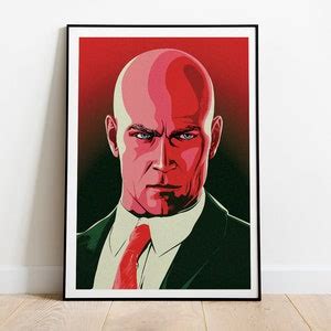 Agent 47 From Hitman Portrait Pop Art Inspired Poster - Etsy