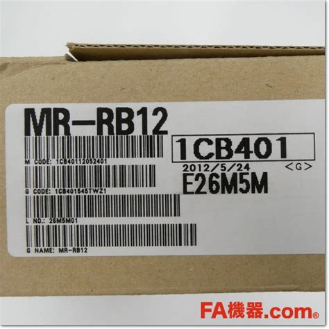 Japan (A)Unused,MR-RB12 回生オプション 許容回生電力100W 抵抗値40Ω,อะไหล่เครื่องจักร ...