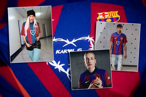 Fc Barcelona Y Karol G Presentan La Nueva Camiseta Exclusiva