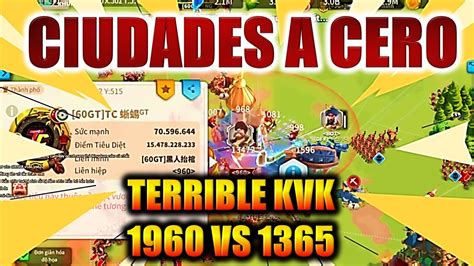 Puestos A Cero Terrible KvK Del 1960 Vs 1365 Rise Of Kingdoms En