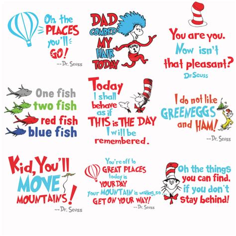 Dr Seuss Svg Bundle Thing Dr Seuss Svg Dr Seuss Quotes Svg Inspire Uplift