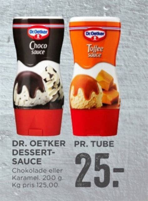 Dr Oetker Pr Tube Dessert Sauce Tilbud Hos Meny