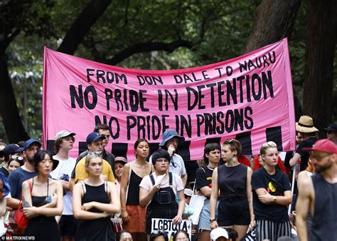Naked Woman Arrested At The Invasion Day March Protesting Against The Date Of Australia Day