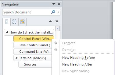 How can I change heading levels in Microsoft Word? - Super User