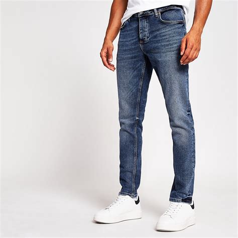 River Island Mens Blue Dylan Slim Fit Jeans The Fashionisto