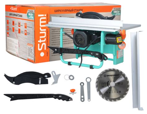 Станок распиловочный TS10420I Sturm! 1,0кВт, диск 200мм,стол 504*334мм ...