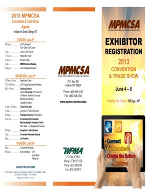 Fillable Online Exhibitor Registration Form Western Petroleum