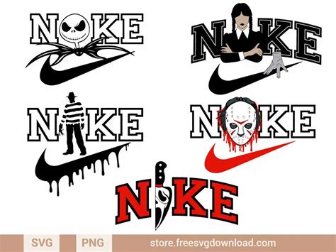 Jason Voorhees Nike Logo Svg Nike Logo Svg Jason Voorhees Horror Svg