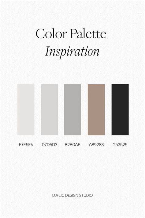 Neutral Color Palette Inspiration For Branding Or Design