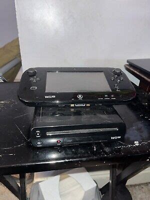 Nintendo Wii U Gb Console Deluxe Set Black Ebay