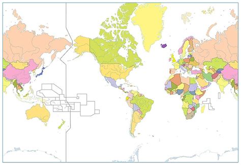 International Date Line On A World Map - When Do We Spring Forward In 2024