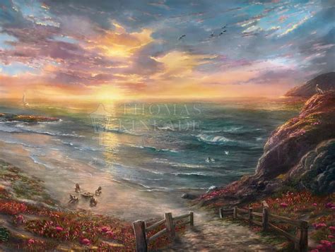 Beachside Gathering Thomas Kinkade Smoky Mountains