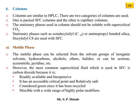 Super Critical Fluid Chromatography PPT