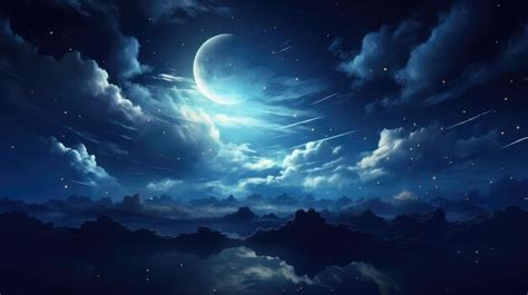 Premium Photo | Night clouds free photo HD background