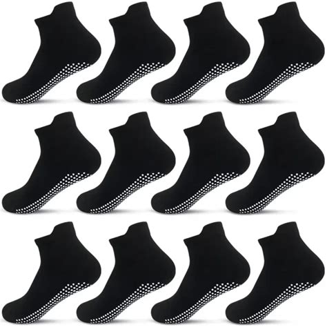 Toddler Non Slip Ankle Socks 12 Pairs with Non Skid Grip Socks for 1-7T ...