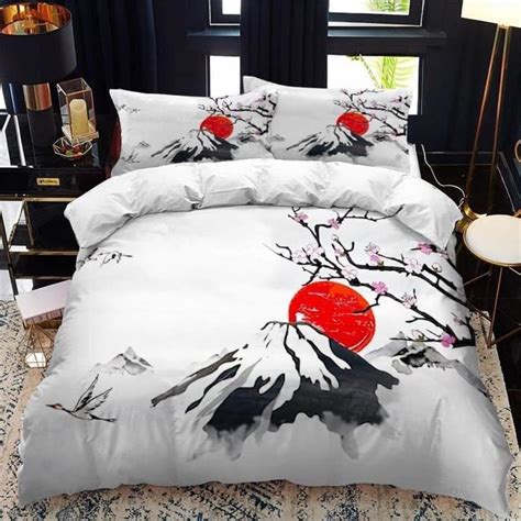 Parure De Lit Style Japonais Marque Housse De Couette Avec